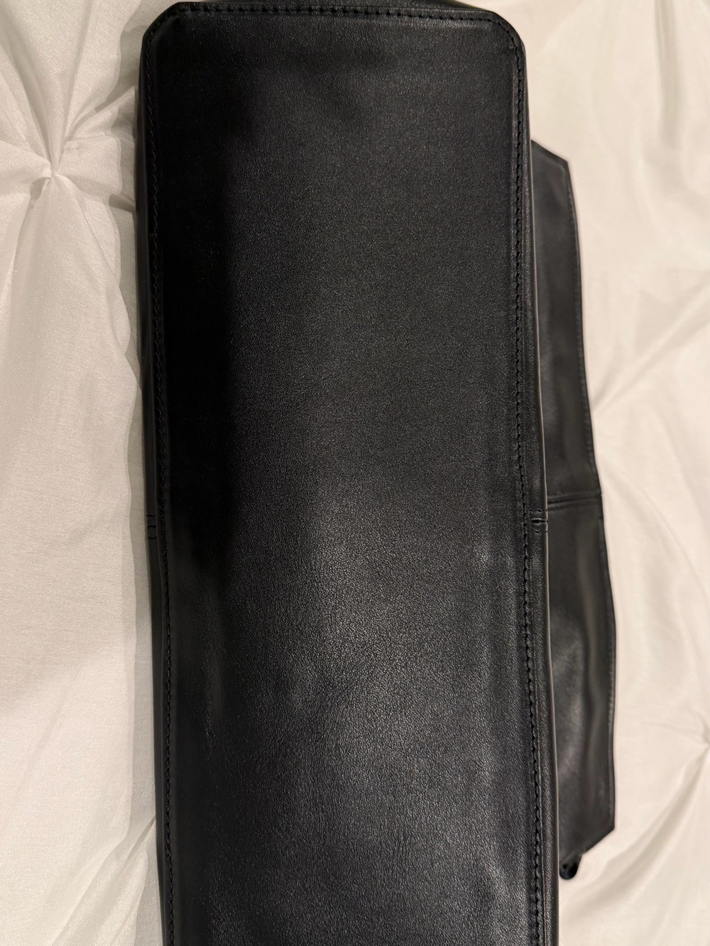 NWOT POELLE Leather Clutch - Sleek Minimal Design - Picture 8 of 11